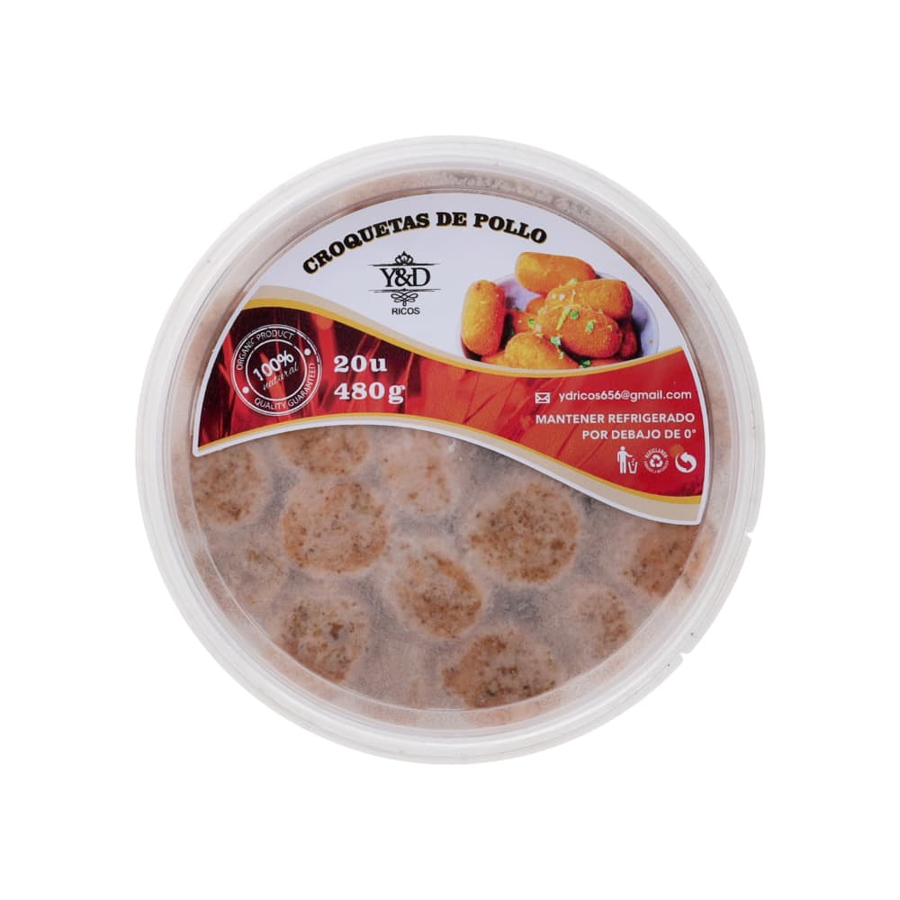 Croquetas de pollo Y&D Ricos (480 g / 1.05 lb) - Miniatura 4
