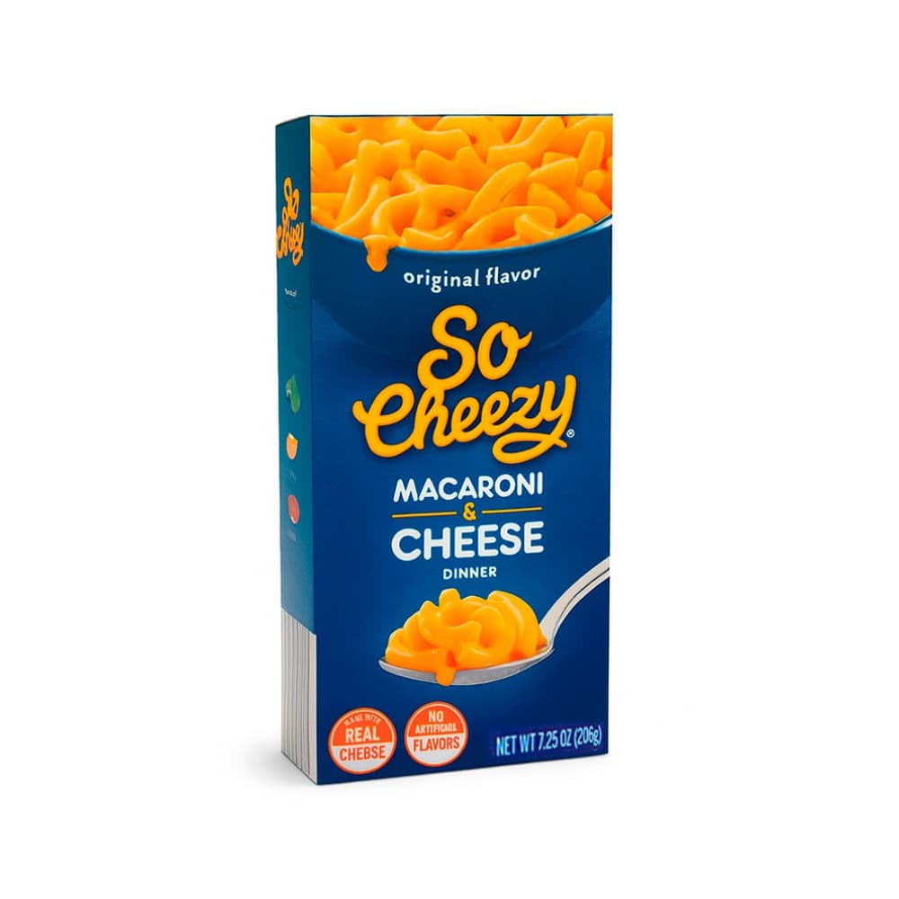 Macarrones con queso So Cheezy (206 g / 7.25 oz) - Imagen 1