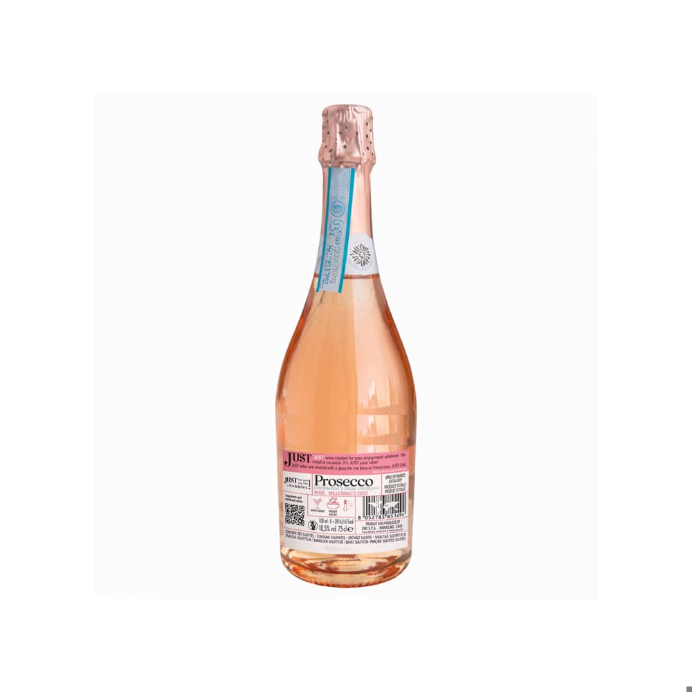 Vino espumoso Prosecco Rosado extra seco Millesimato 2023 JUST (750 ml) - Miniatura 2