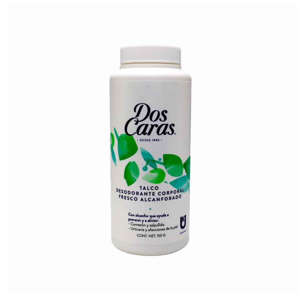Talco corporal fresco alcanforado Dos Caras (150 g / 6.2 oz) - Miniatura 5