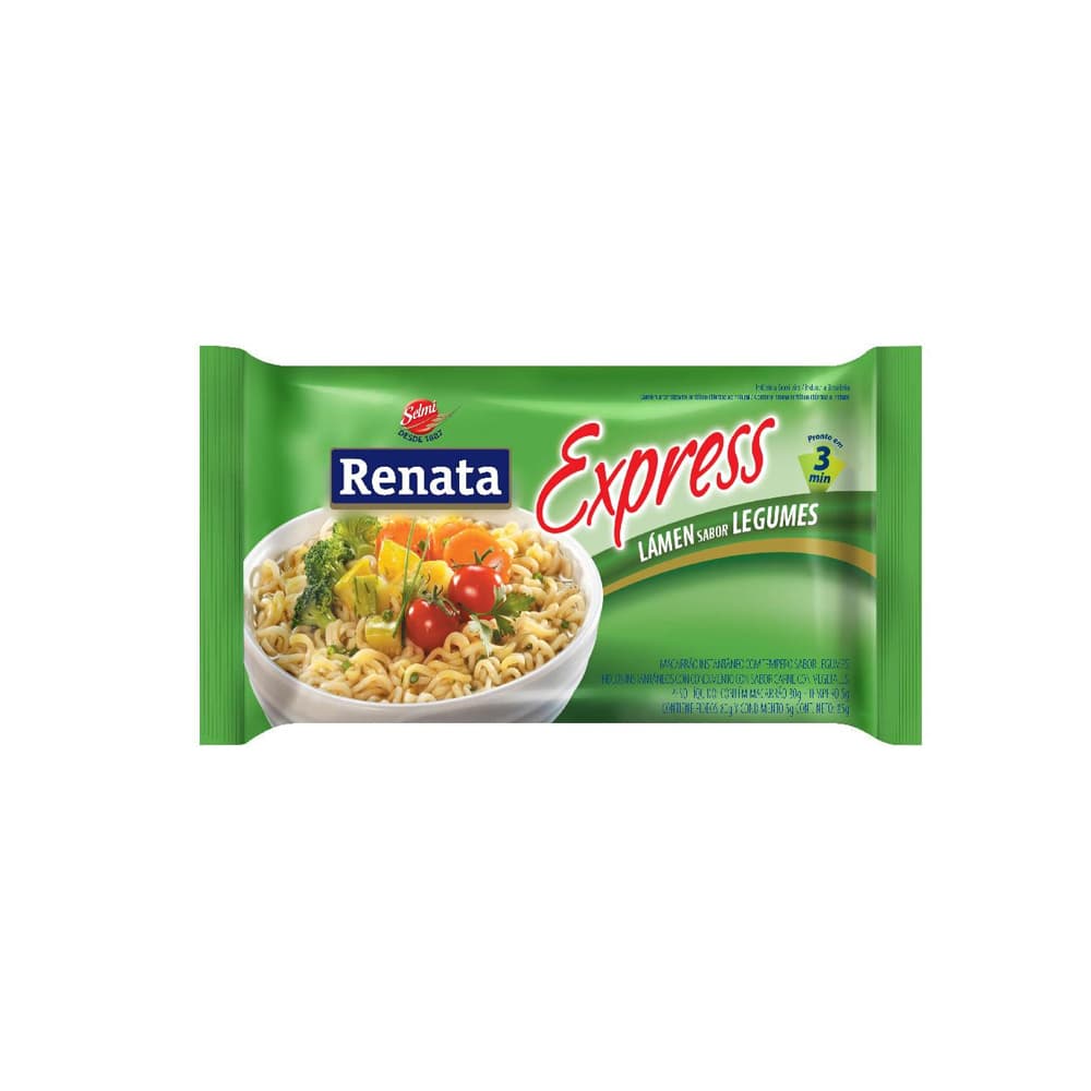 Fideos instantáneos sabor a vegetales Renata (85 g / 3 oz) - Imagen 1