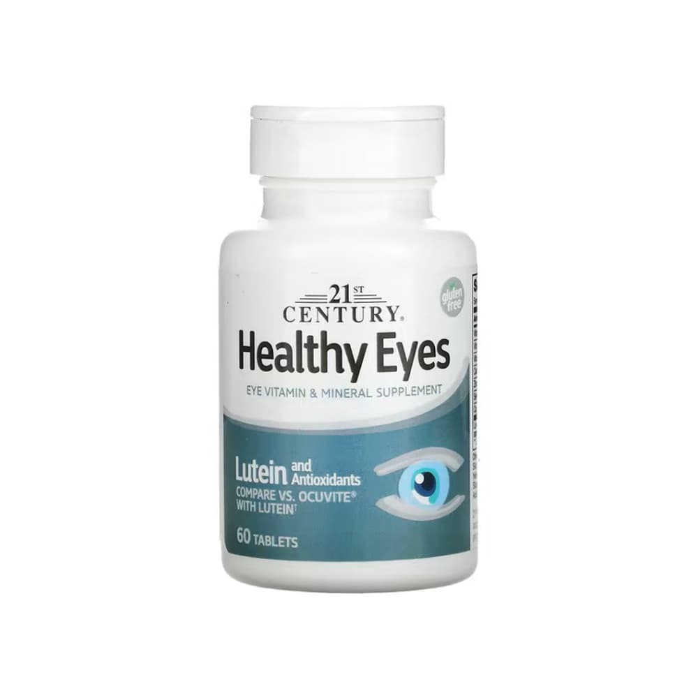 Ojos sanos. Luteína y antioxidantes 21st Century (60 tabletas) - Imagen 1