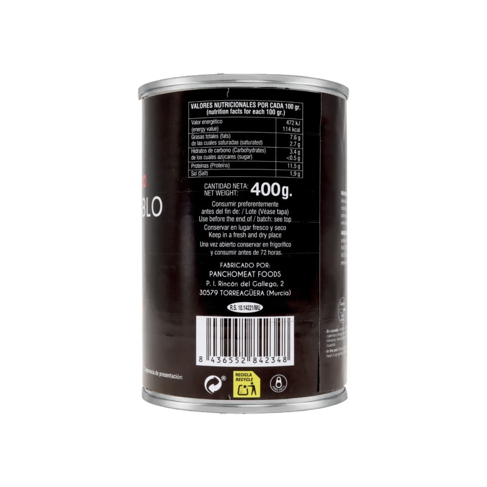 Spam fiambre jamón del diablo cerdo Martínez Campera (400 g / 14.11 oz) - Miniatura 3