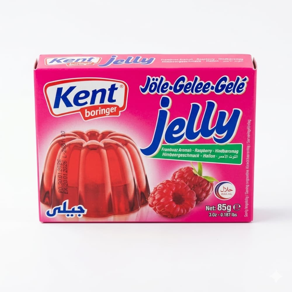 Gelatina sabor a frambuesa Kent boringer (85 g / 3 oz) - Miniatura 2