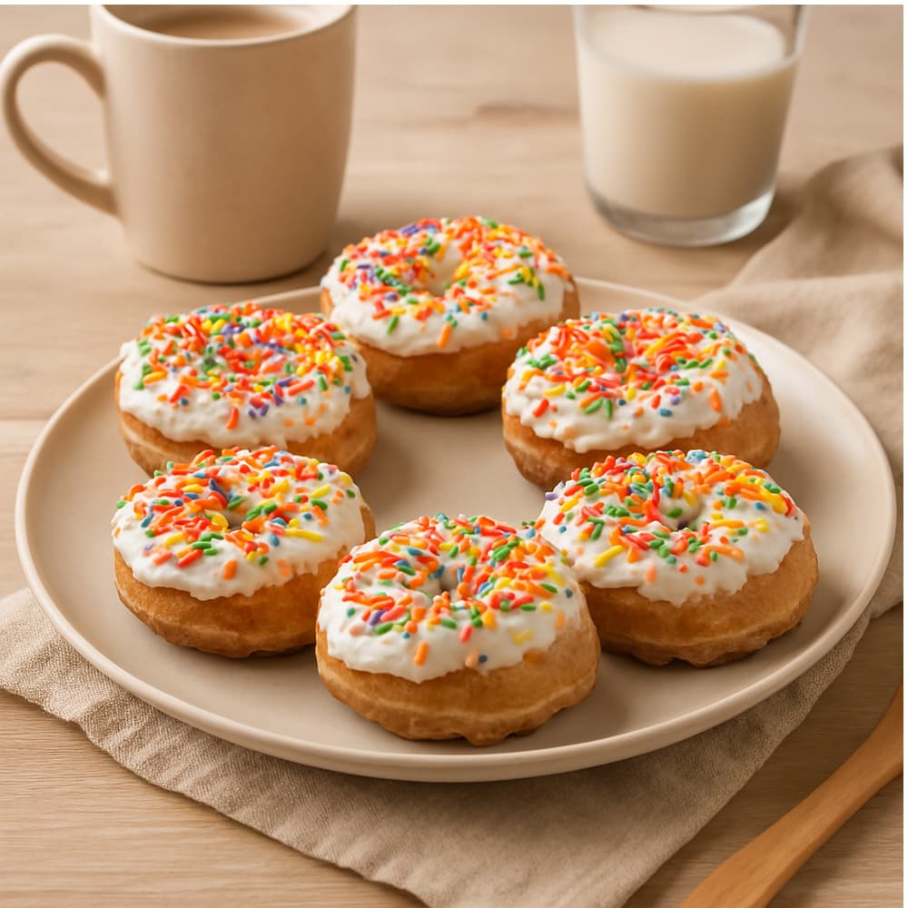 Dona cubierta de dulce de leche y gragea de colores (6 x 116 g / 4.01 oz) - Miniatura 4