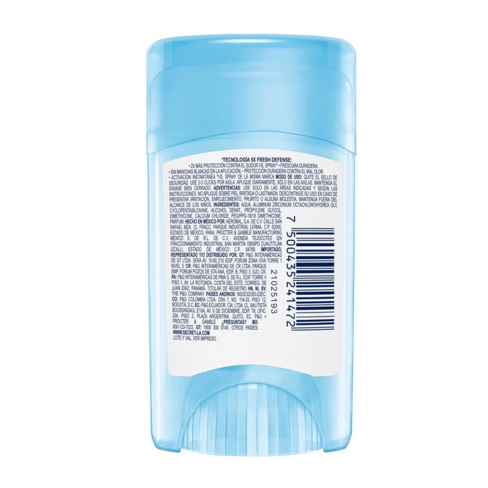 Desodorante en gel invisible antitranspirante para mujer Fresh Defense Waterlily Secret (45 g / 1.59 oz) - Miniatura 2