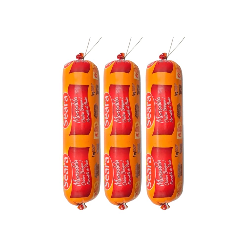 Mortadela de pollo Seara (3 x 1 kg / 2.2 lb) - Miniatura 1
