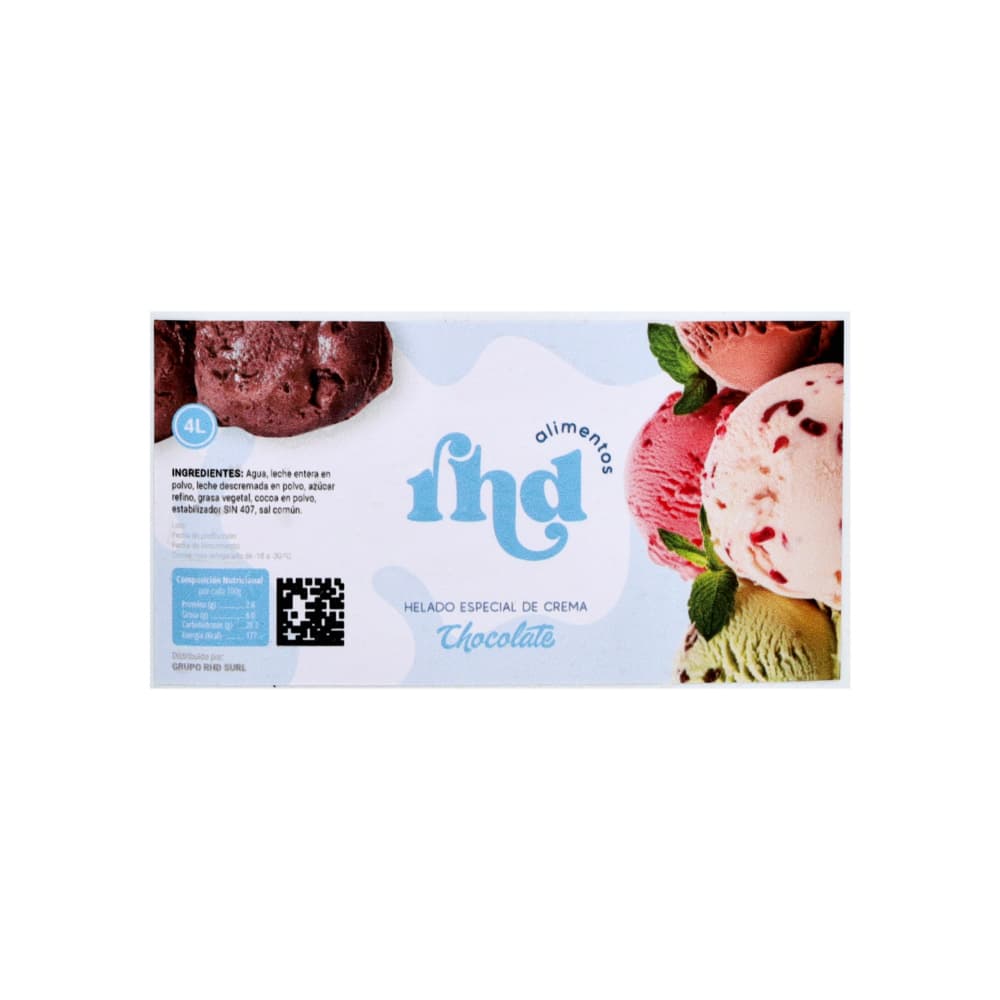 Helado especial de crema sabor chocolate RHD (4 L) - Miniatura 3