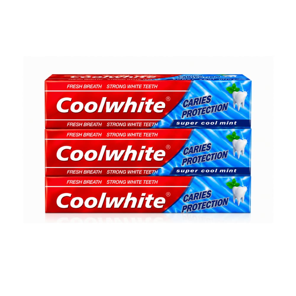 Pasta dental mentolada Coolwhite (3 x 120 g / 4.23 oz) - Miniatura 1