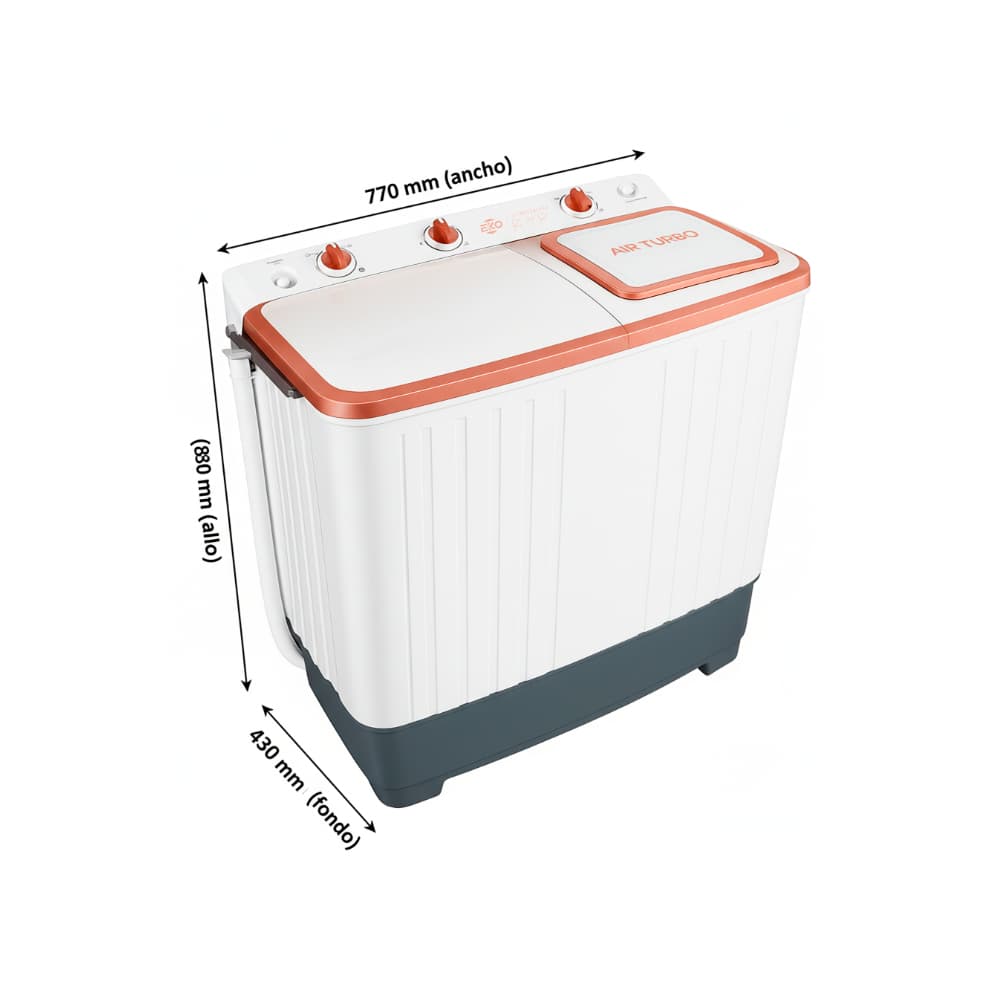 Lavadora semiautomática de doble tambor 8.5 kg EKO XPB85EKO - Miniatura 2