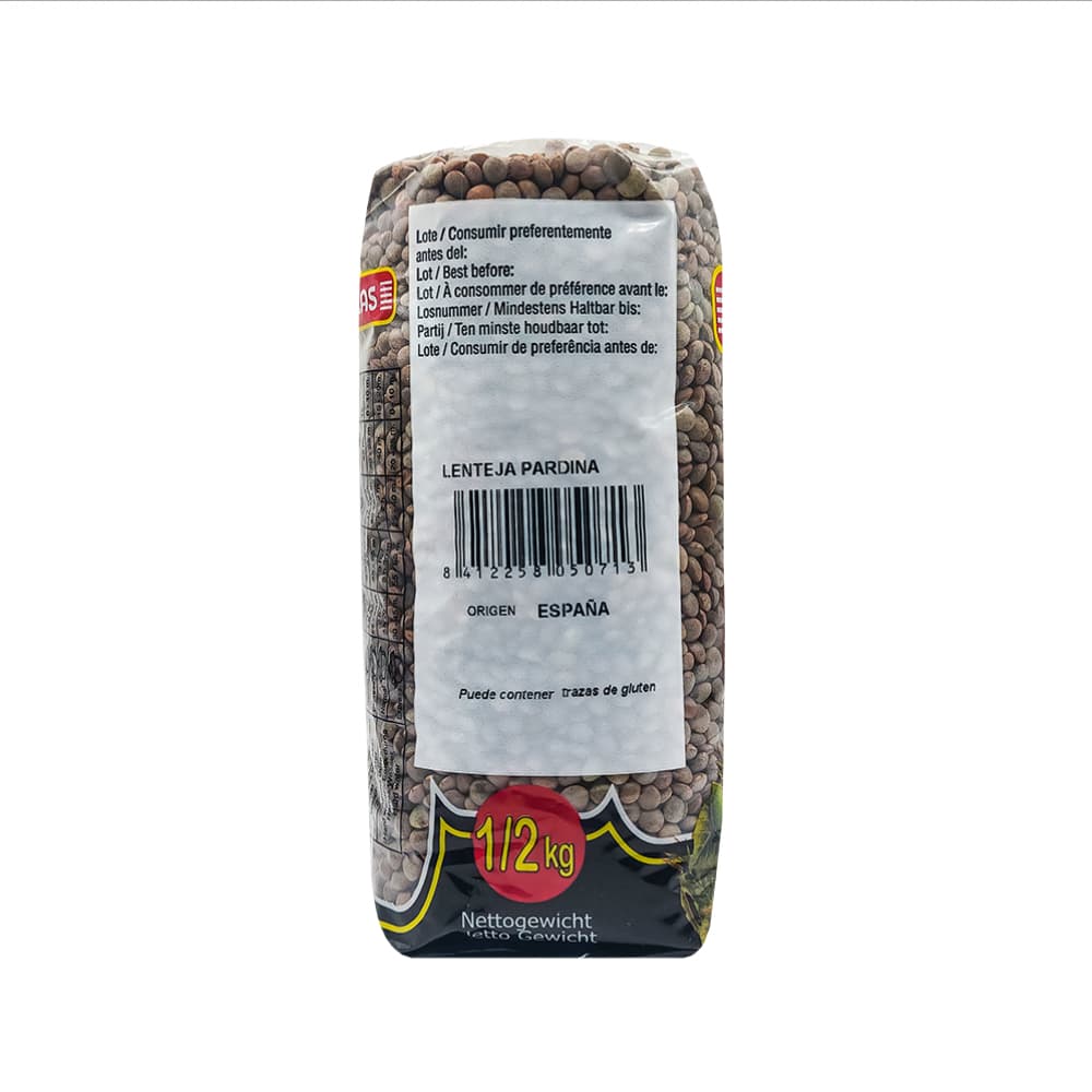 Lenteja pardina (3 x 500 g / 18 oz) - Miniatura 2