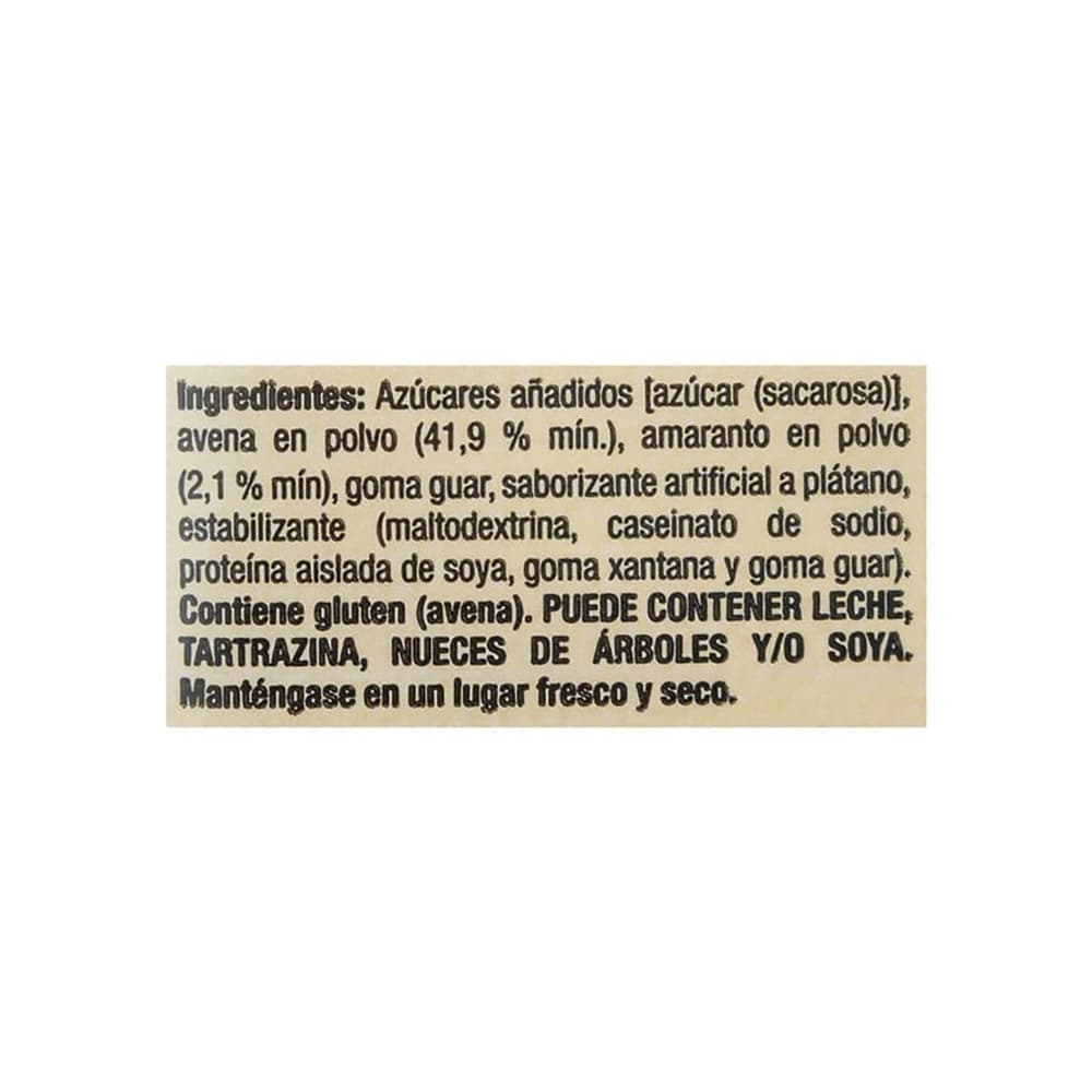 Avena para licuado instantáneo sabor plátano Great Value (200 g / 7.05 oz) - Miniatura 2