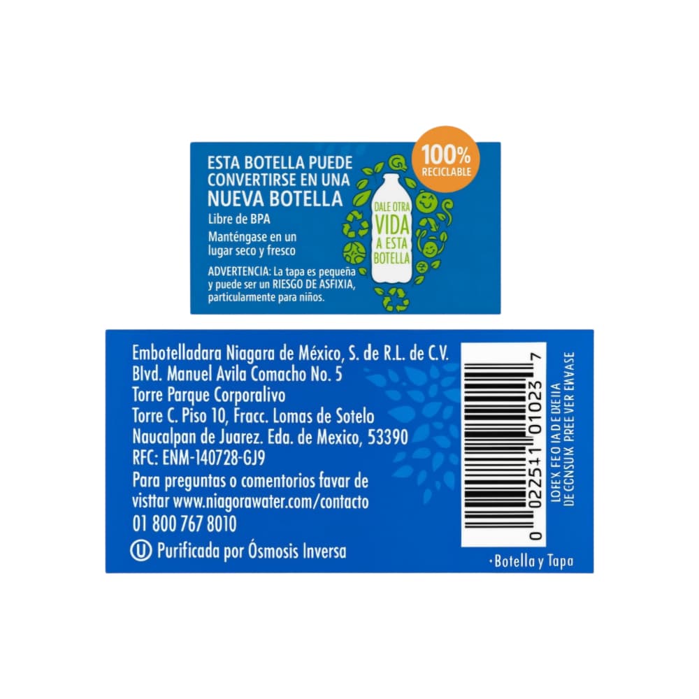 Agua purificada Niagara (500 ml) - Miniatura 4