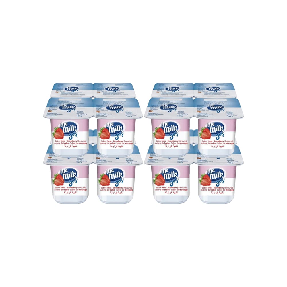Yogur sabor a fresa Me Milk (16 x 120 g / 4.23 oz) - Miniatura 1
