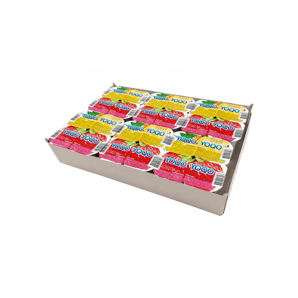 Yogurt sabor fresa y piña Yoqo (24 x 125 g / 4.41 oz) - Miniatura 1