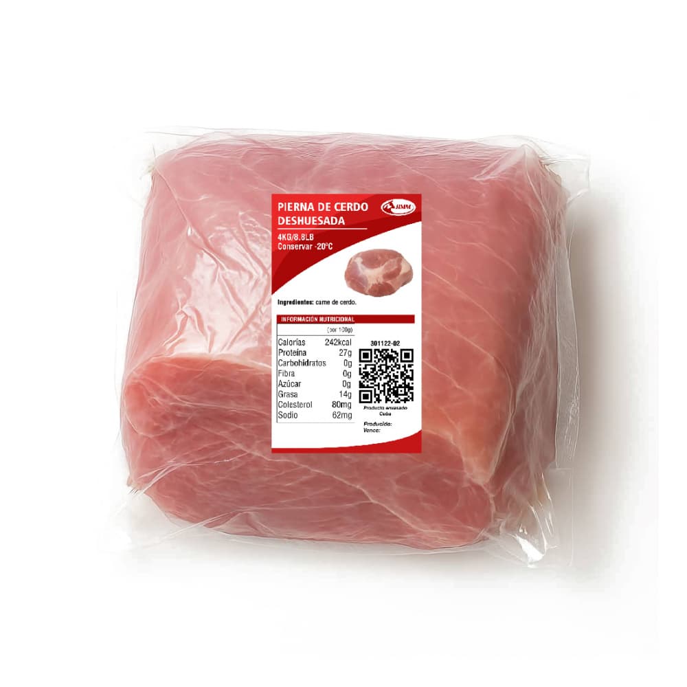 Pierna de cerdo deshuesada Jimm (4 kg / 8.8 lb) - Imagen 1
