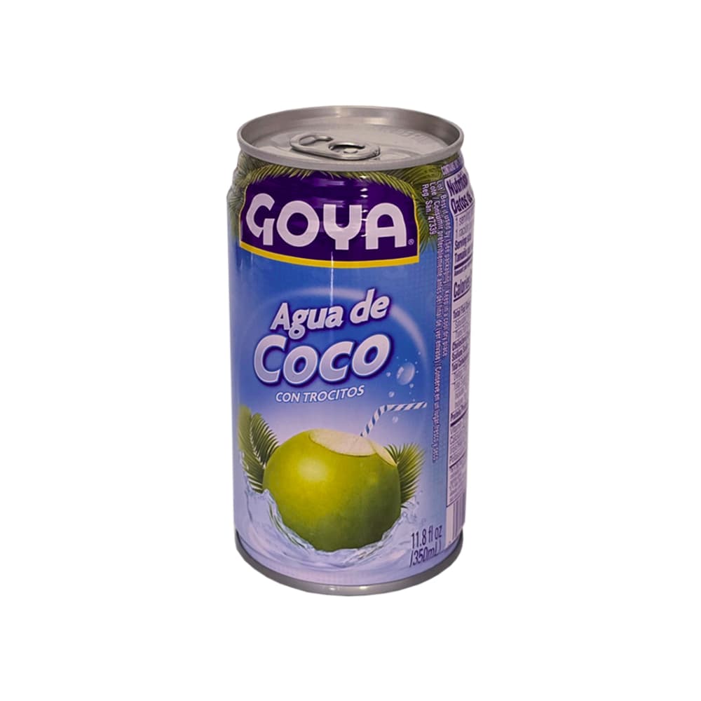 Agua de coco con trocitos Goya (350 ml) - Imagen 1