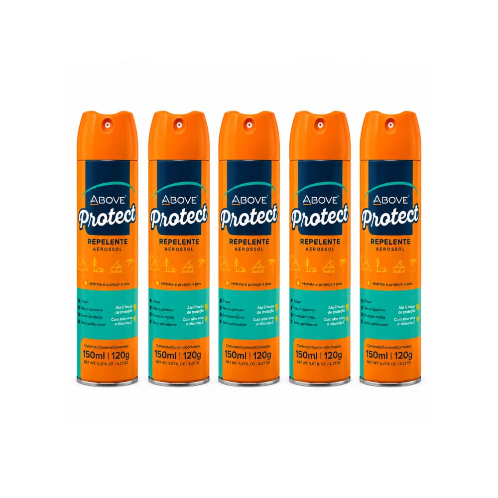 Repelente aerosol Above Protect (5 x 150 ml) - Miniatura 1