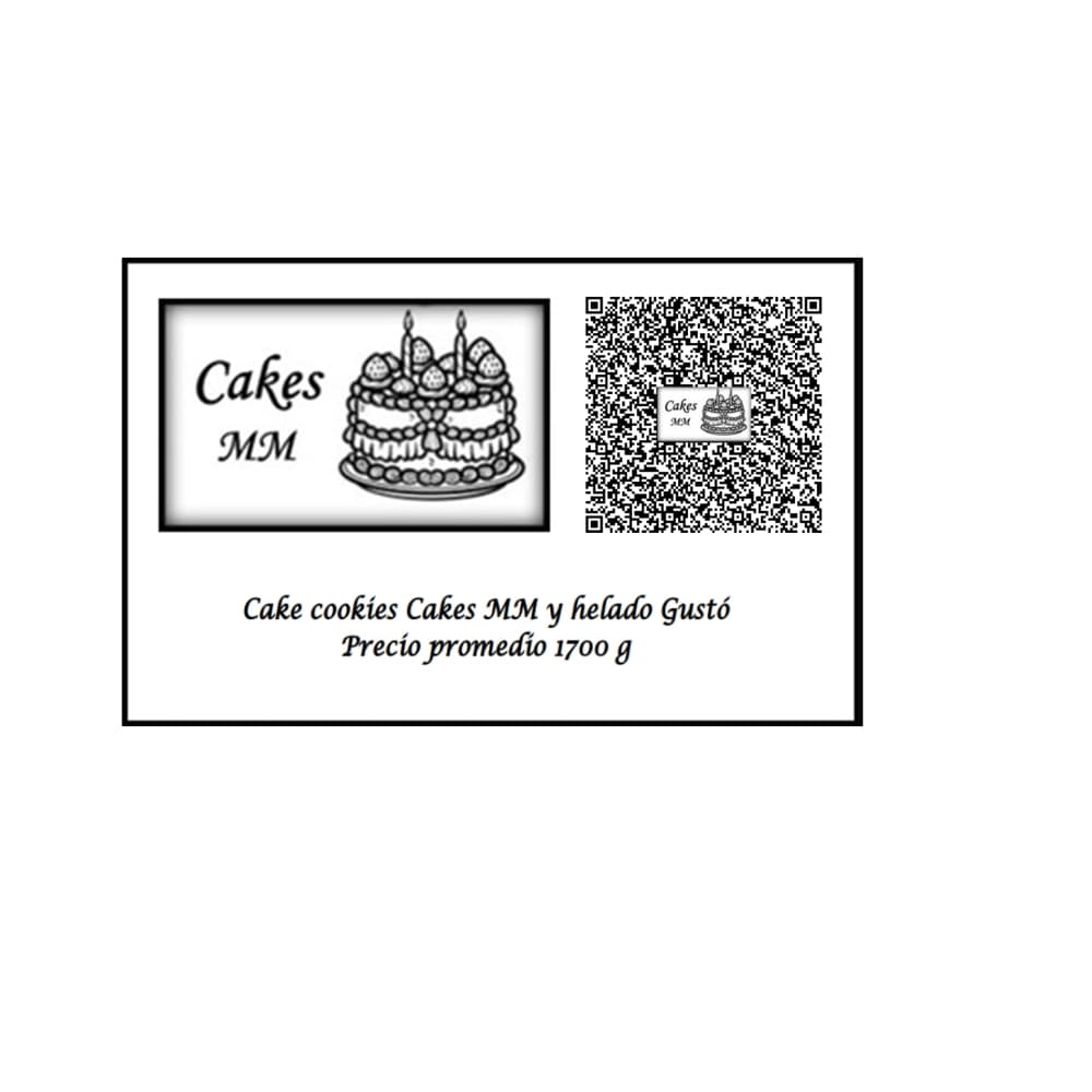 Cake cookies Cakes MM y helado de crema Gustó - Miniatura 3