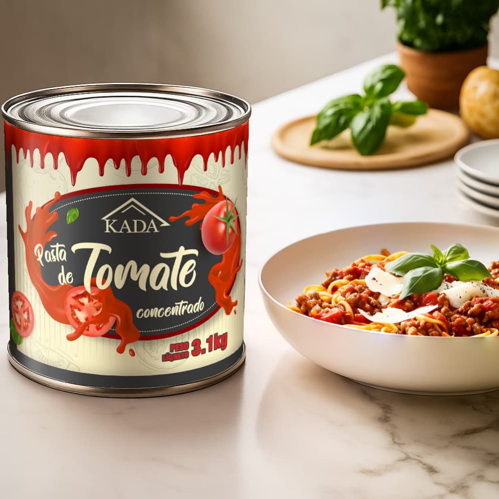 Espaguetis La Diva + Pasta de tomate concentrado Kada - Miniatura 2