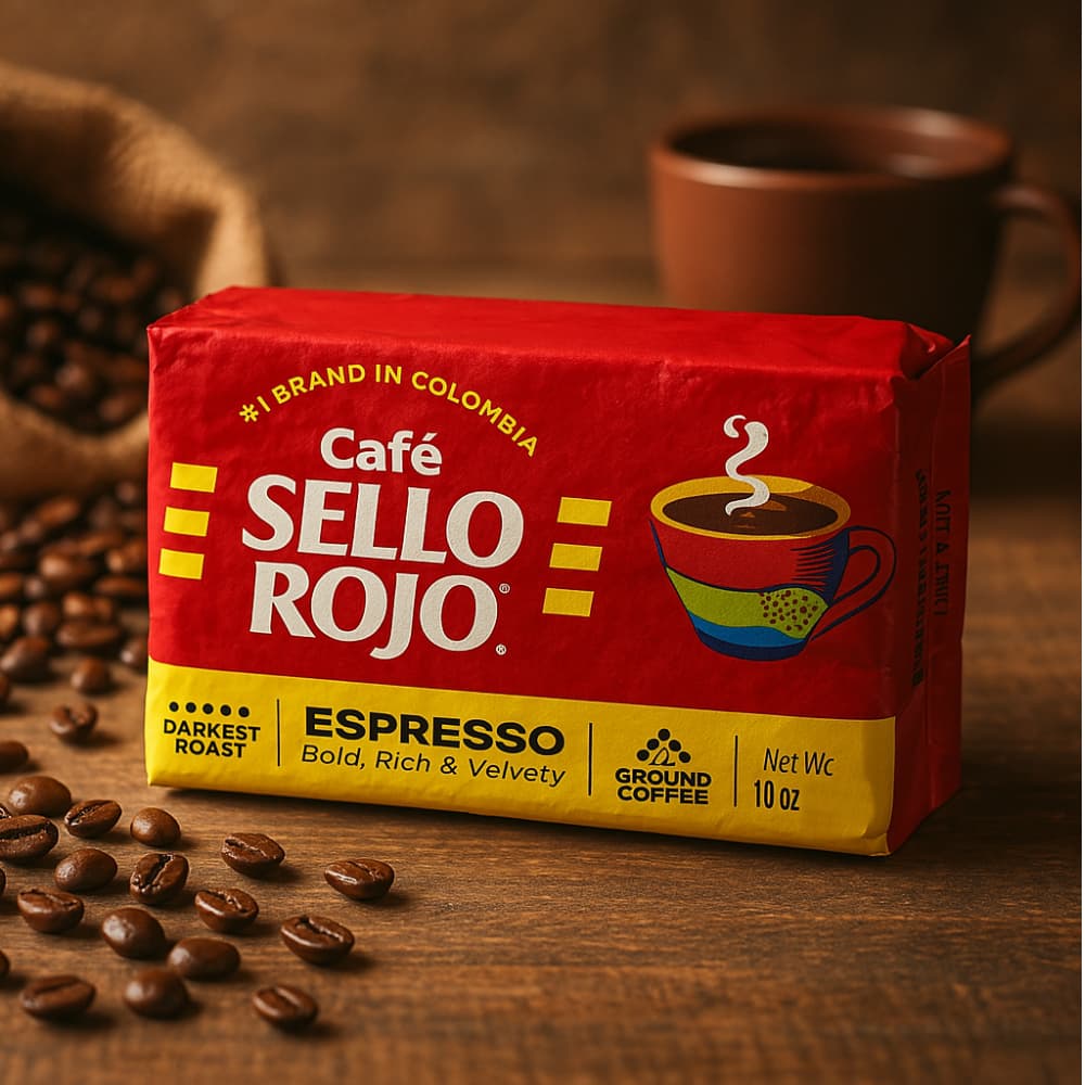Café espresso colombiano Sello Rojo (283 g / 10 oz) - Miniatura 3