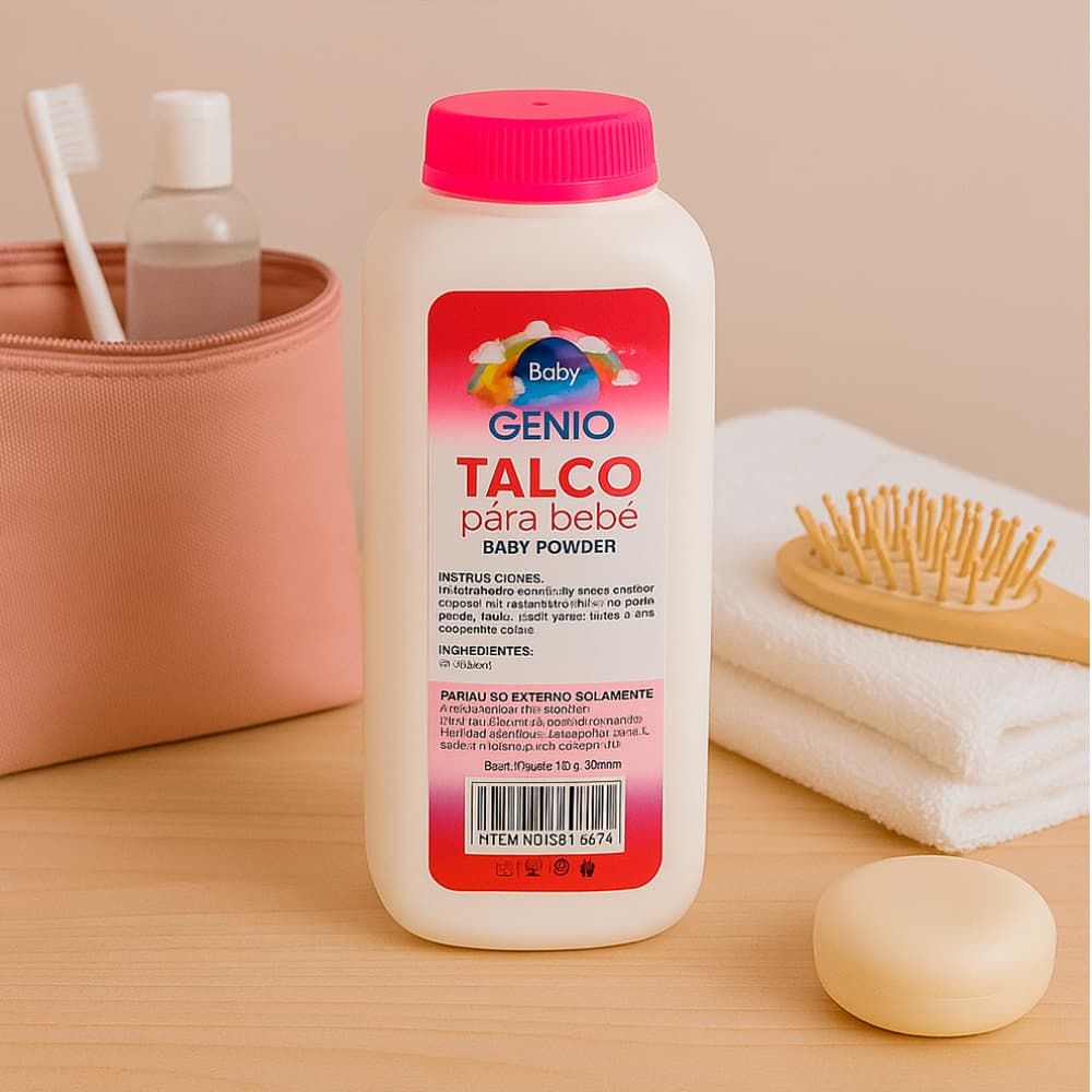 Talco para bebé Baby Genio (250 g / 8.81 oz) - Miniatura 4