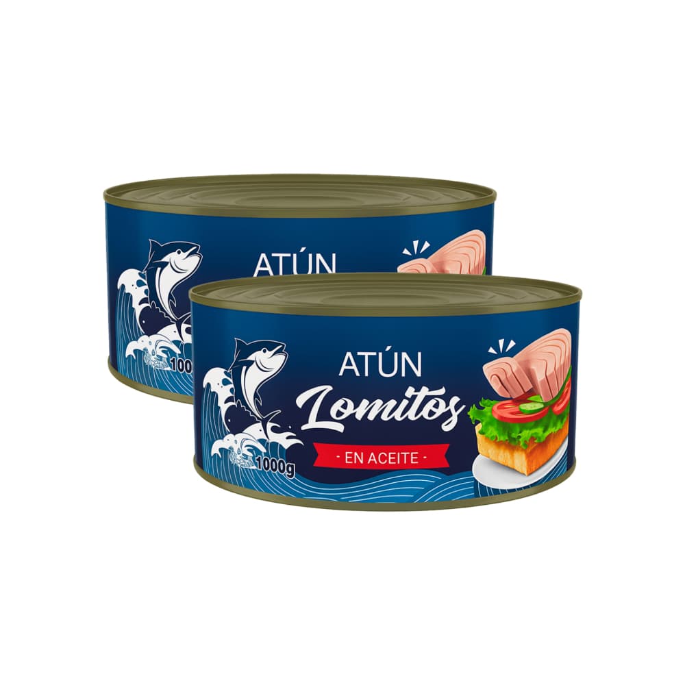 Lomitos de atún en aceite Lucy (2 x 1 kg / 2.2 lb) - Miniatura 1