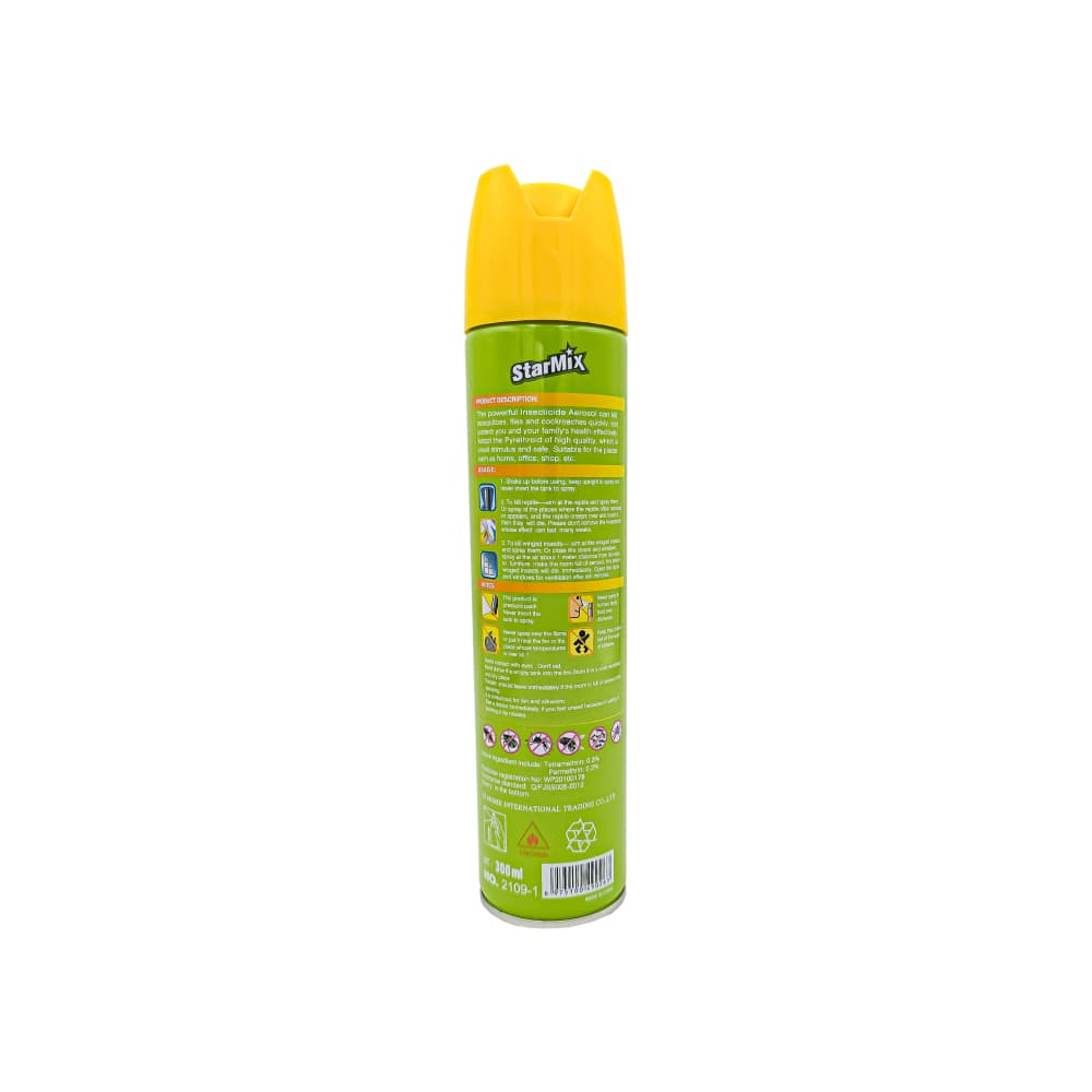 Aerosol insecticida total con aroma a limón Starmix (300 ml) - Miniatura 2