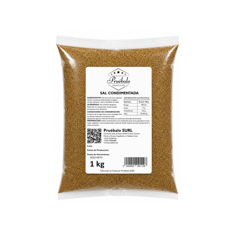Sal condimentada Pruébalo (1 kg / 2.2 lb) - Miniatura 1