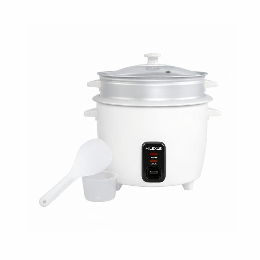 Olla arrocera eléctrica 2.2 L blanca Milexus ML-OA-2.2 L - Miniatura 3