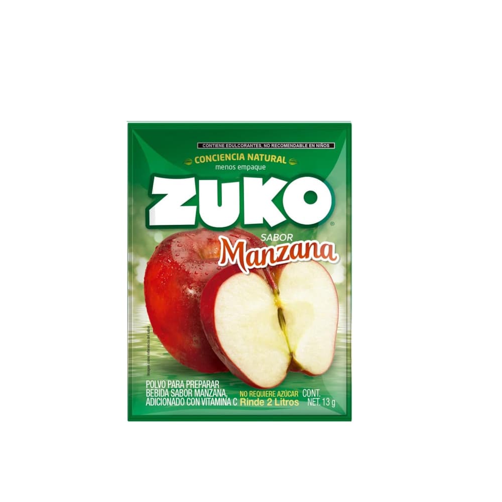 Refresco instantáneo sabor manzana Zuko (104 g / 3.67 oz) - Miniatura 2