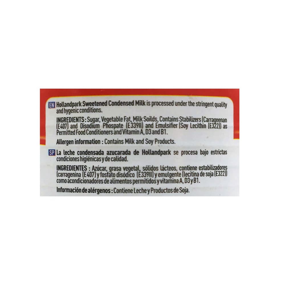 Leche condensada azucarada HollandPark (390 g / 14 oz) - Miniatura 3