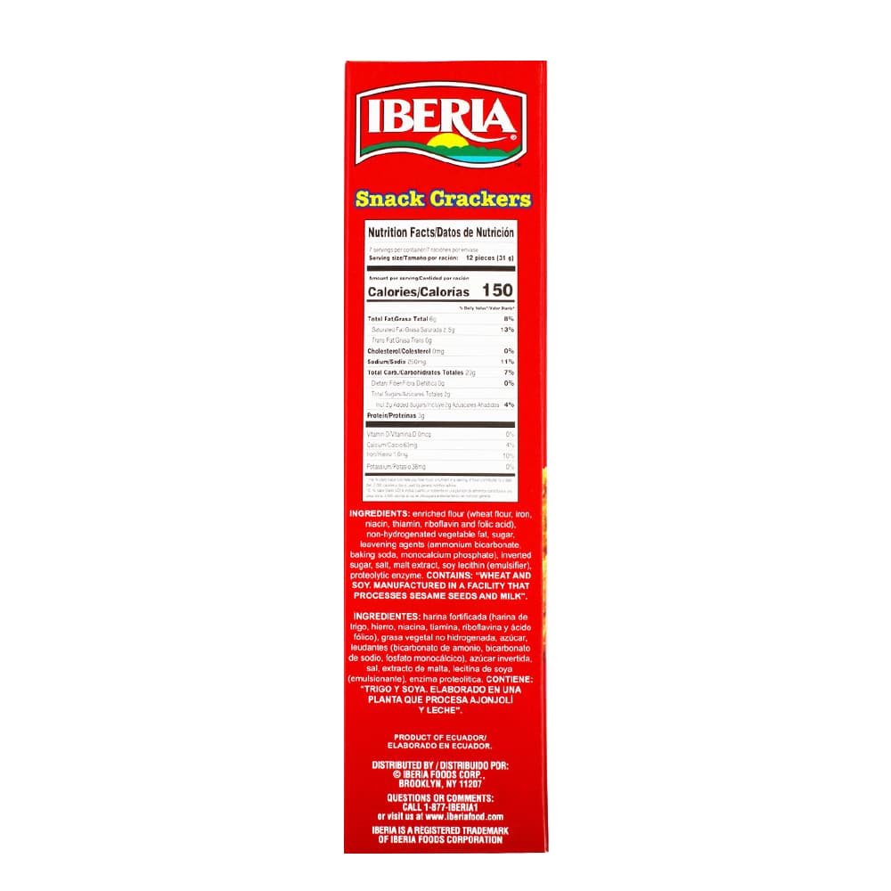 Galletas saladitas Iberia (210 g / 7.41 oz) - Miniatura 3