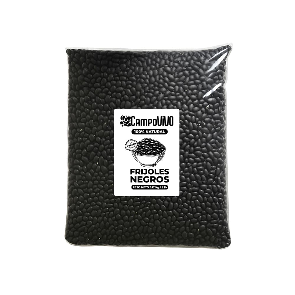 Frijoles negros Campo Vivo (3.17 kg / 7 lb) - Imagen 1