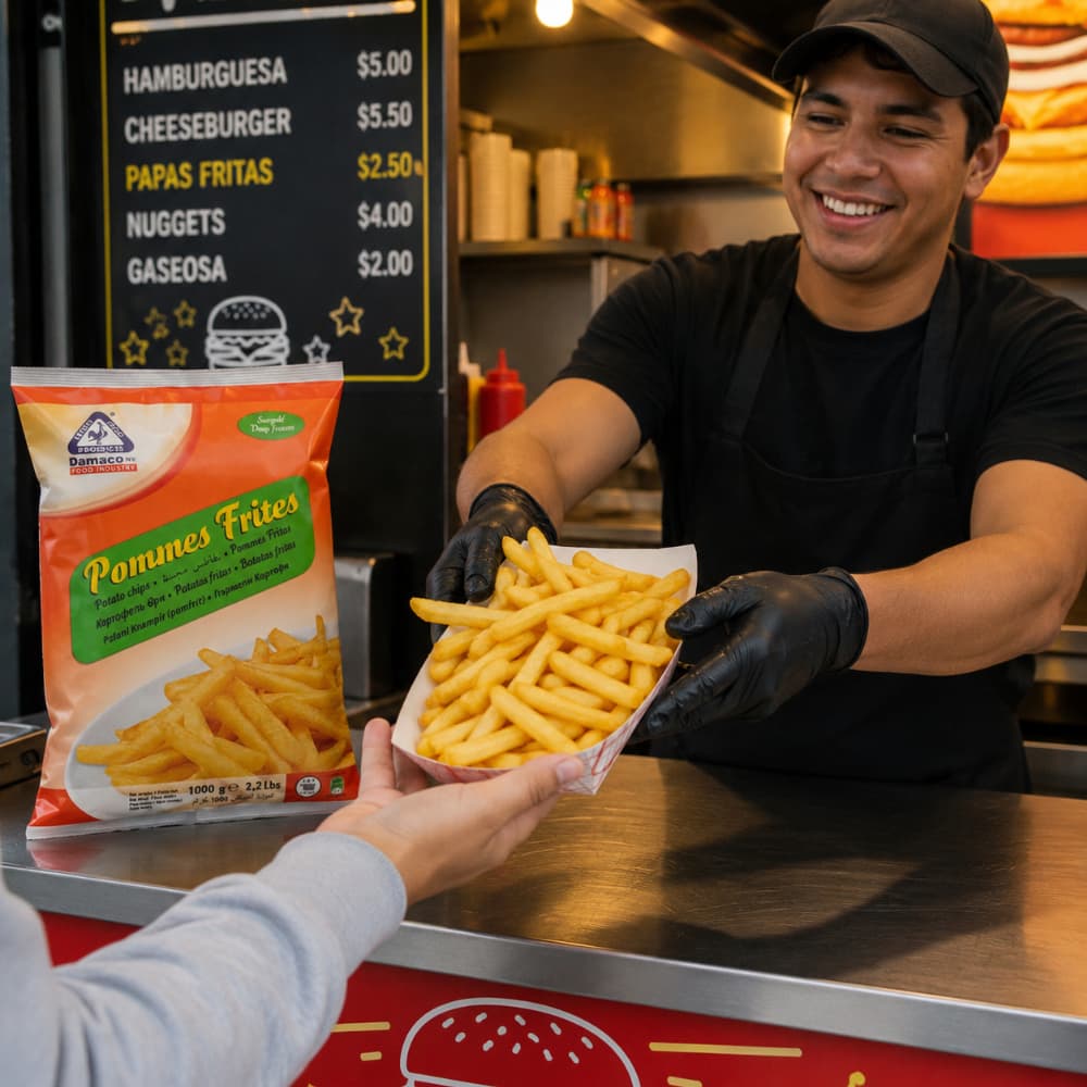 Papas prefritas Damaco (1 kg / 2.2 lb) - Miniatura 4