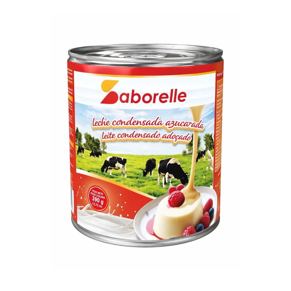Leche condensada azucarada Saborelle (390 g / 13.8 oz) - Miniatura 1