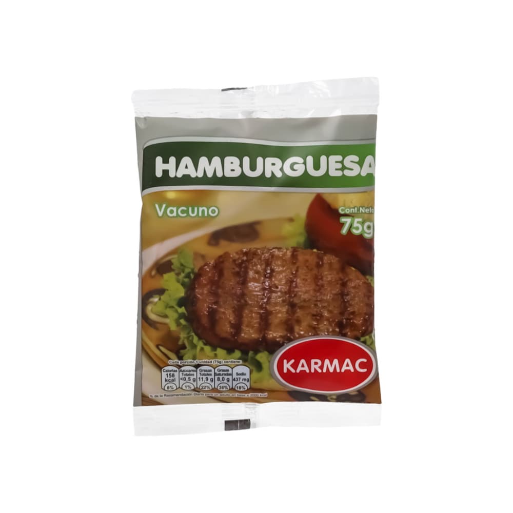 Hamburguesa de vacuno Karmac (10 x 75 g / 2.6 oz) - Miniatura 2