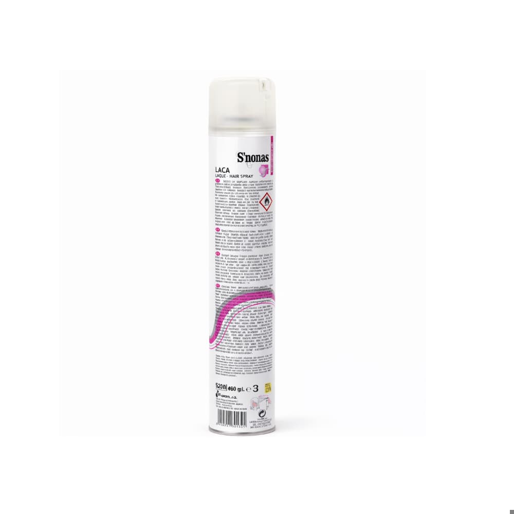 Laca spray extra fuerte S'nonas (400 ml / 13.53 oz) - Miniatura 2