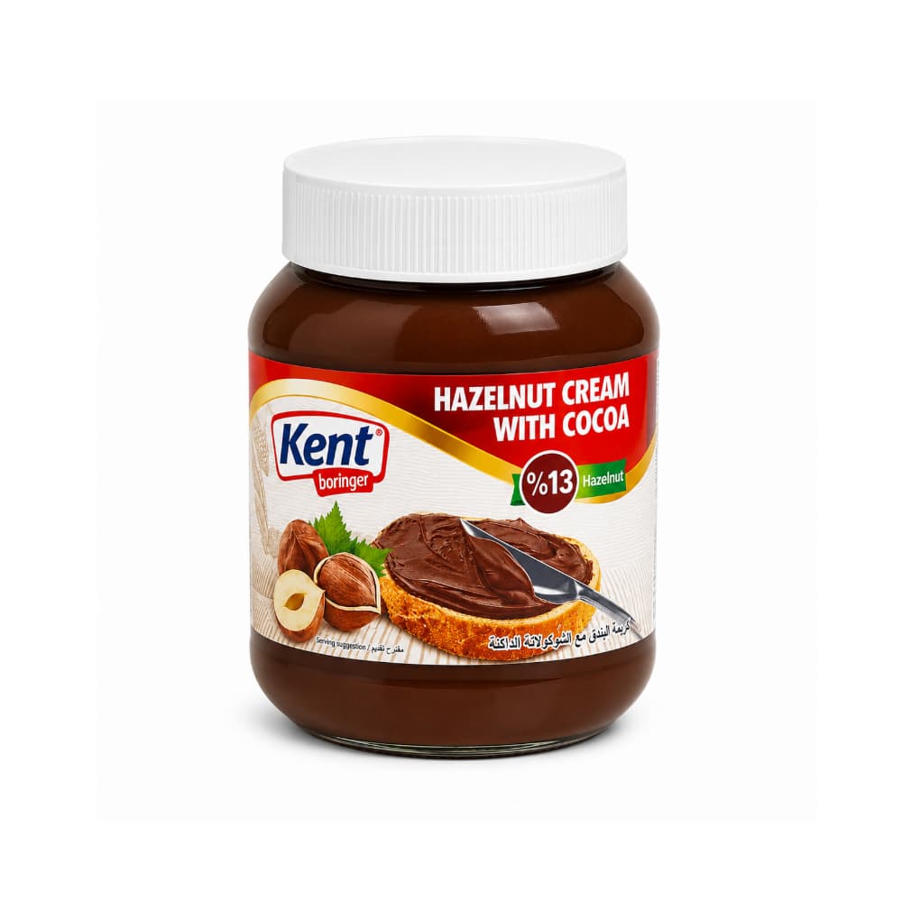 Crema de avellanas con cacao Kent Boringer (350 g / 12.3 oz) - Miniatura 1