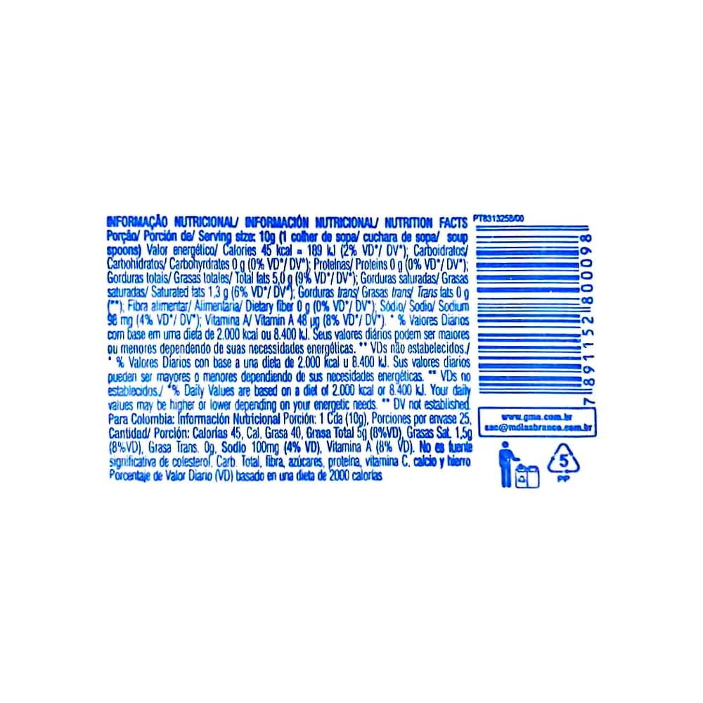 Crema vegetal con sabor a mantequilla Bel Campo (250 g / 8.81 oz) - Miniatura 4