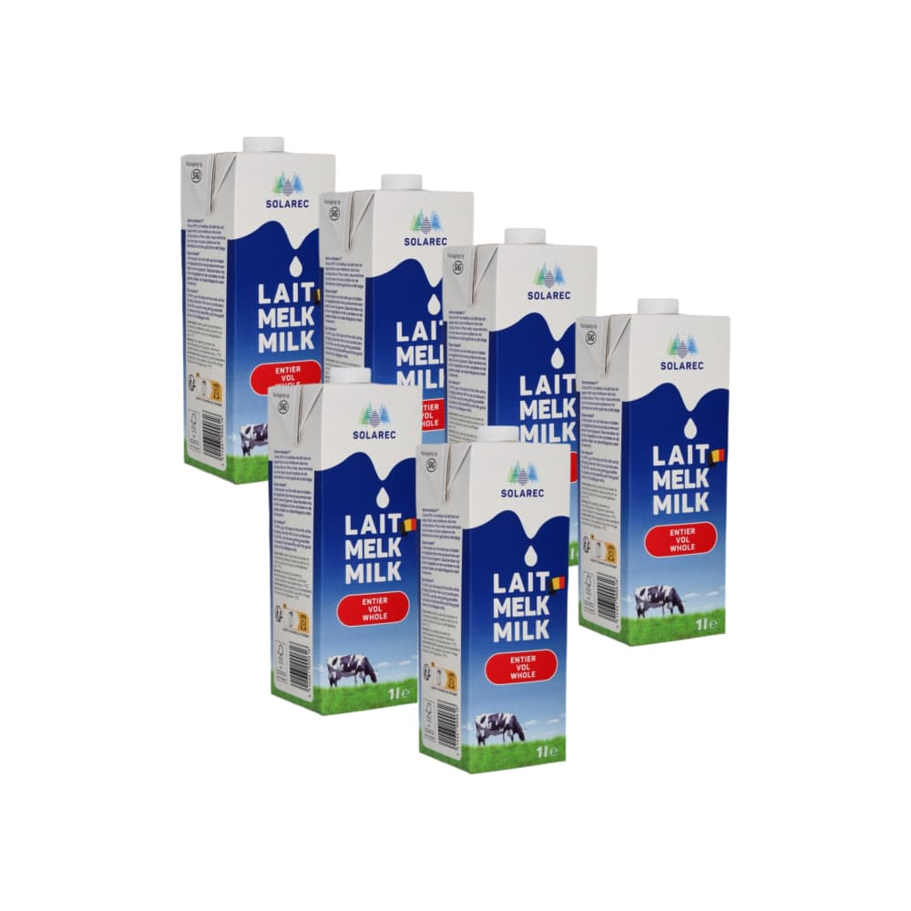 Leche entera Solarec (6 x 1 L) - Miniatura 1