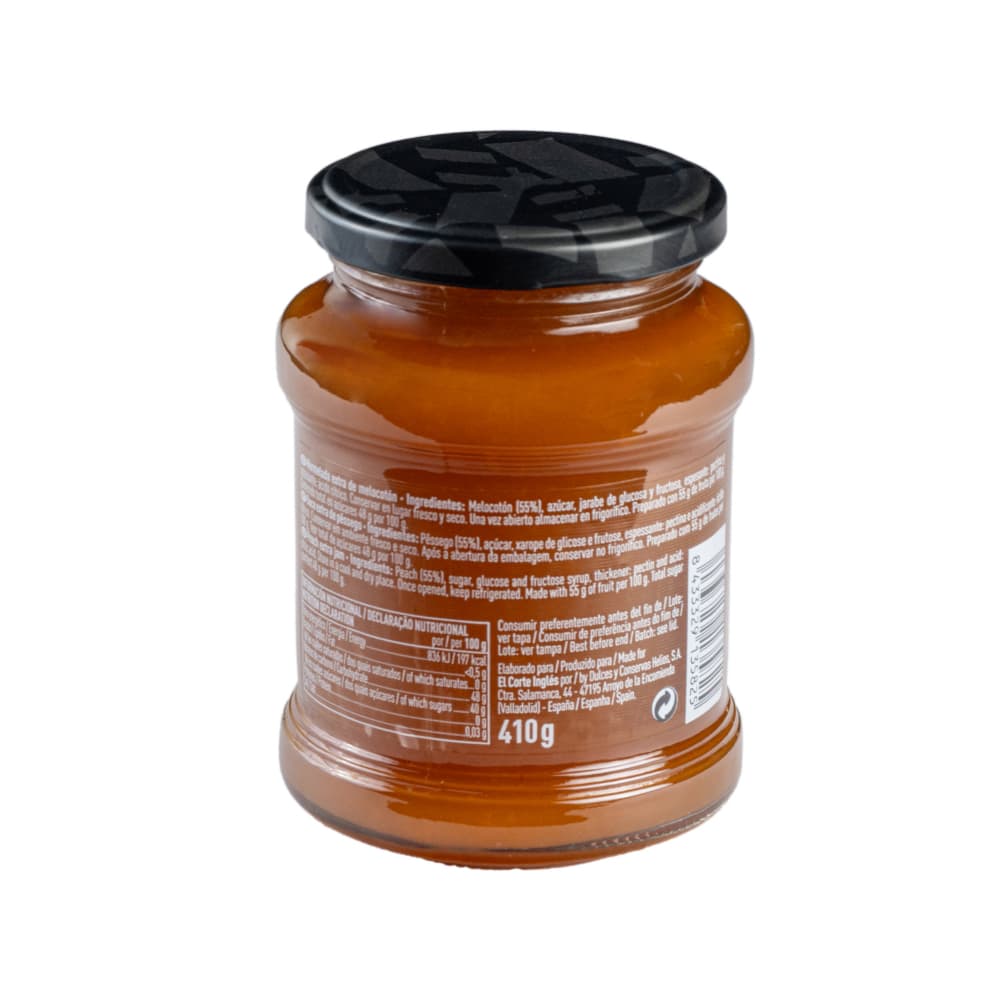 Mermelada de melocotón extra El Corte Inglés (410 g / 14.4 oz) - Miniatura 2
