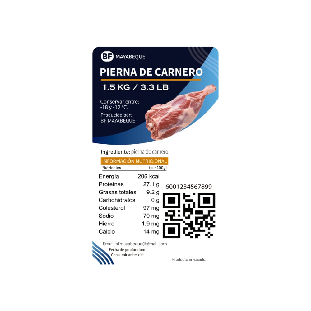 Pierna de carnero BF Mayabeque (1.5 kg / 3.3 lb) - Miniatura 4