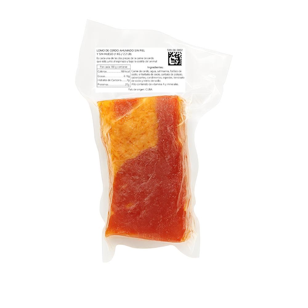 Lomo de cerdo ahumado sin piel y sin hueso El Favorito (1 kg / 2.2 lb) - Miniatura 4