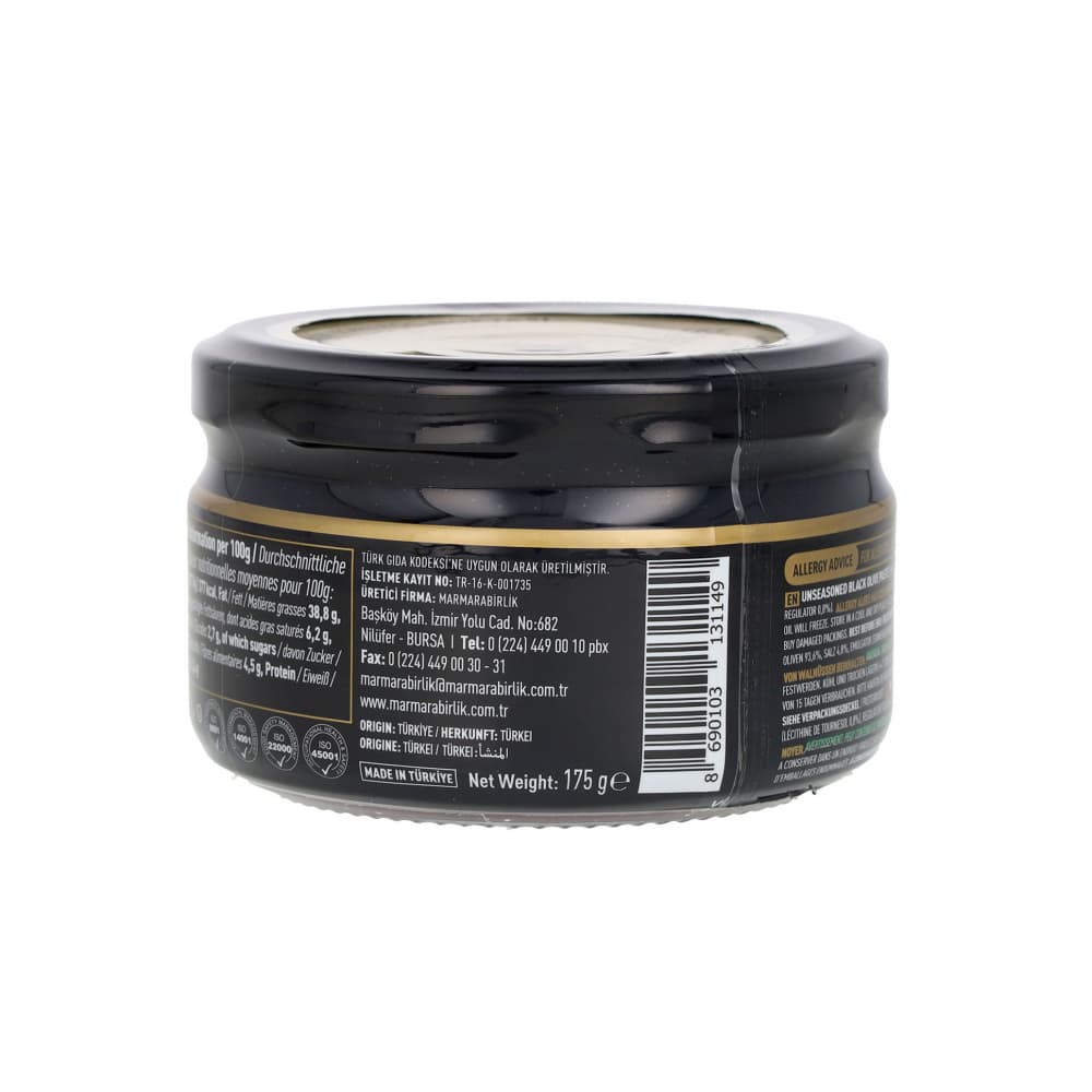 Pasta de aceitunas negras Marmarabirlik (175 g / 6.17 oz) - Miniatura 3