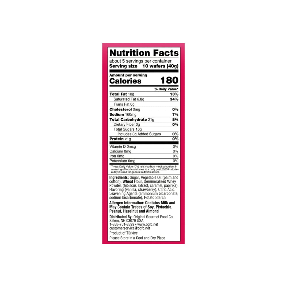 Sorbetos rellenos con crema de fresa Original Gourmet (200 g / 7.05 oz) - Miniatura 3