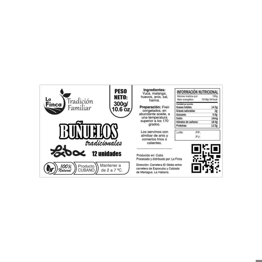 Buñuelos tradicionales La Finca (300 g / 10.6 oz) - Miniatura 3