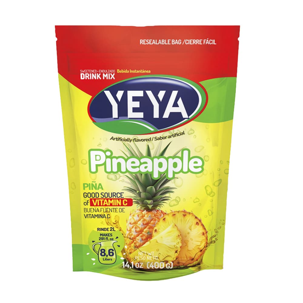 Refresco instantáneo sabor a piña YEYA (400 g / 14.1 oz) - Imagen 1