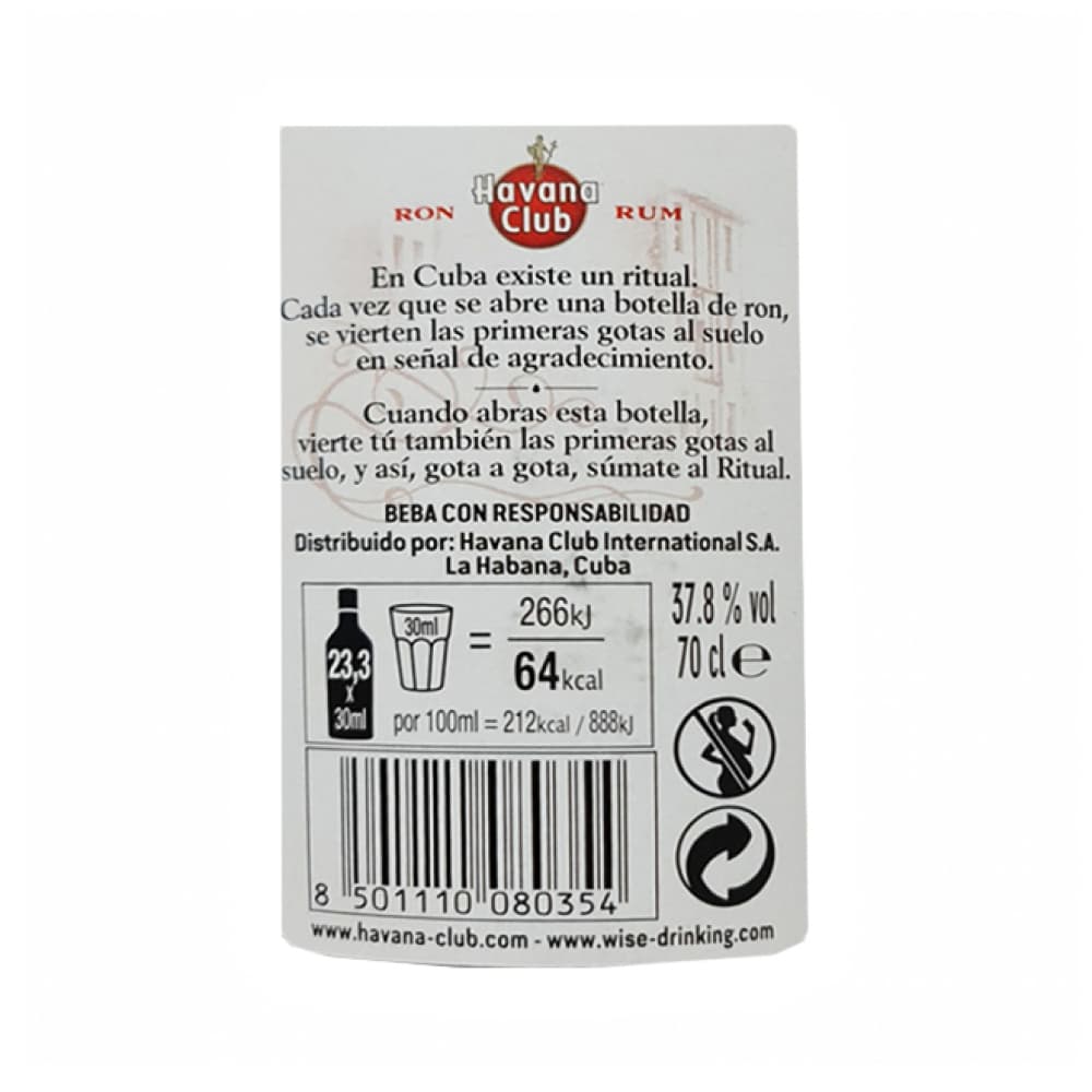 Ron Ritual Havana Club (700 ml) - Miniatura 7
