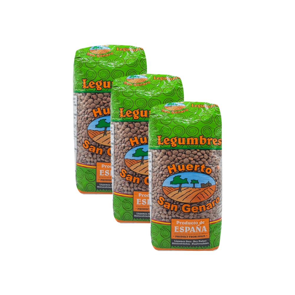 Lentejas (3 x 500 g / 1.1 lb) - Imagen 1